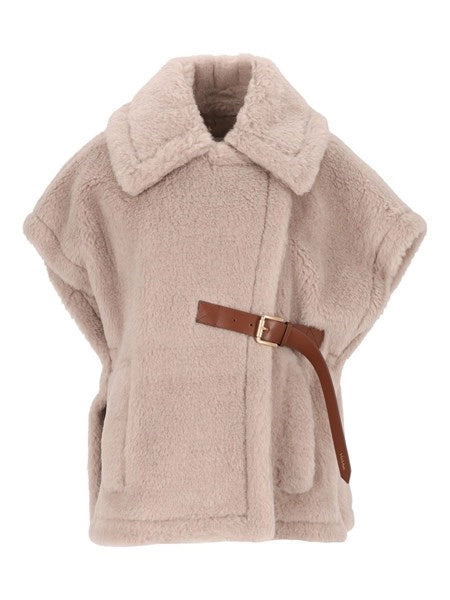 Cappa in Teddy di alpaca e lana