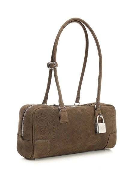 Borsa Amazona 31 cropped in nabuk granato