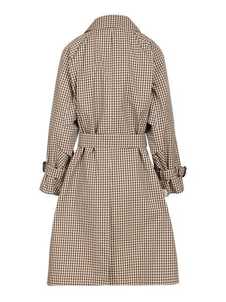 Trench in twill antigoccia