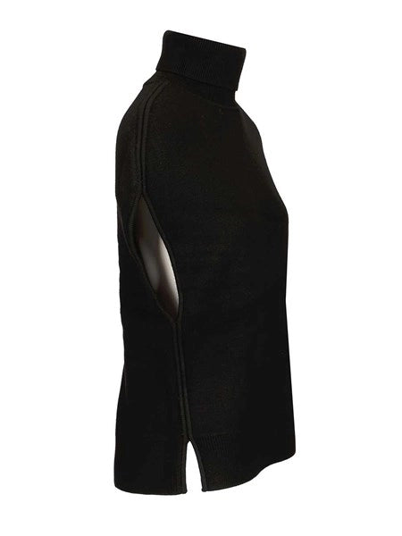 Mantella a doppia maglia nera