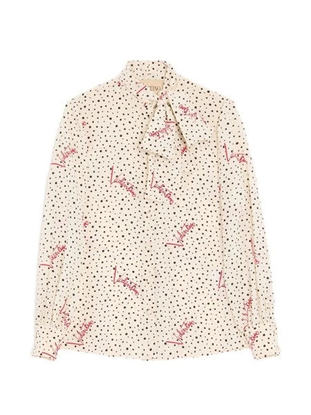 Camicia In Crepe De Chine Bollicine Plus depois