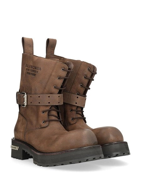 Stivaletto stringato Venom in pelle