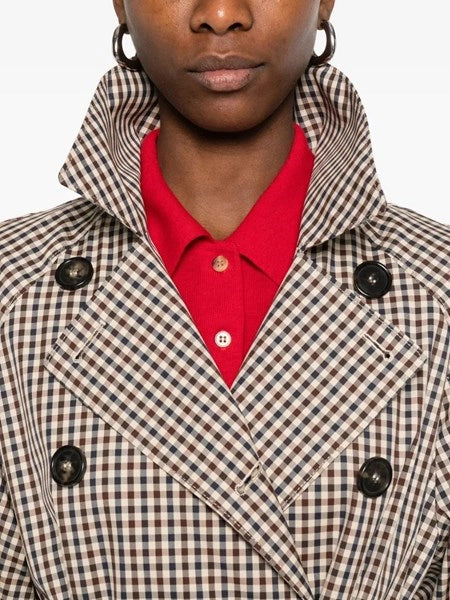 Trench in twill antigoccia