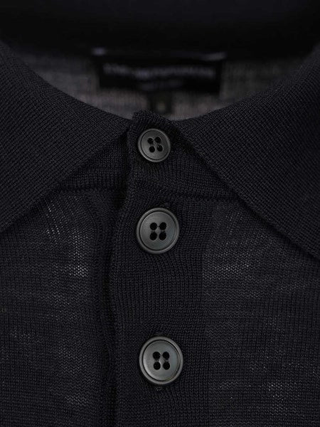 Polo maniche lunghe in lana