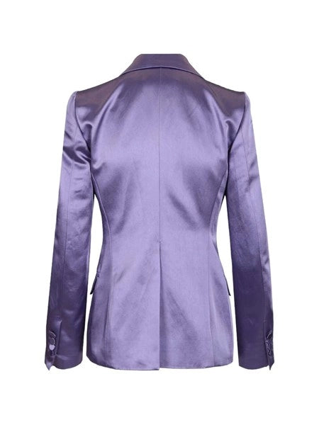 Blazer doppiopetto in raso