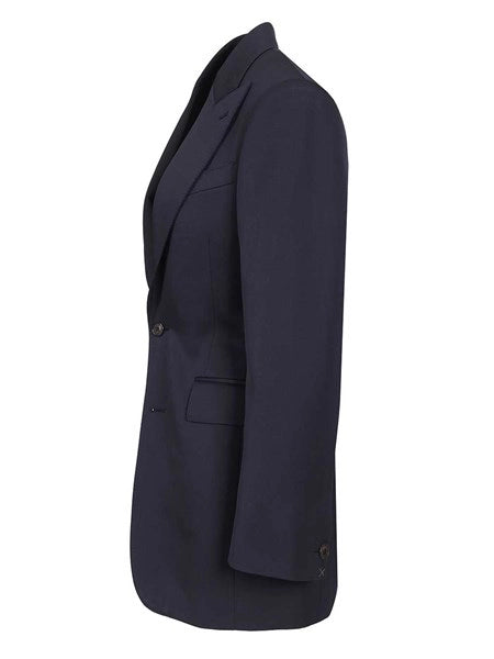Blazer Colonne in lana diagonale