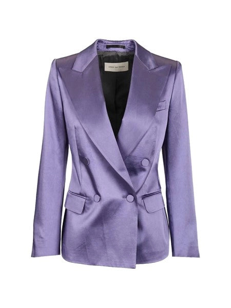 Blazer doppiopetto in raso
