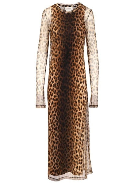Abito aderente animalier