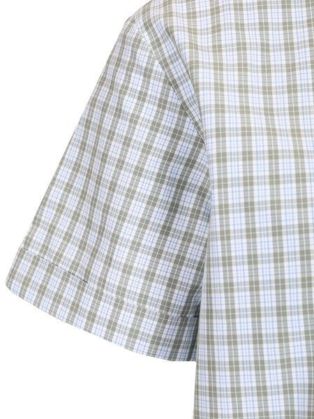 Camicia a quadri in popeline