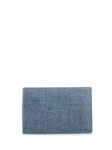 Portacarte "Cassette" in denim