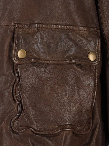 Bomber in pelle