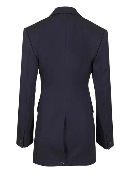Blazer Colonne in lana diagonale