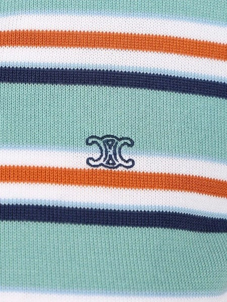 Polo in maglia a righe