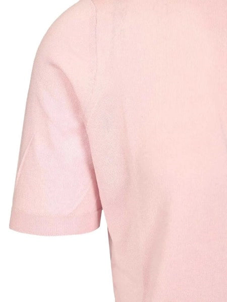 Polo in seta e cashmere