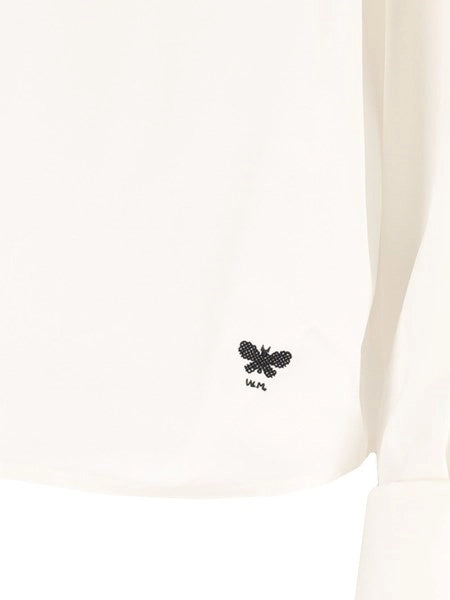 Camicia corta a righe in cotone
