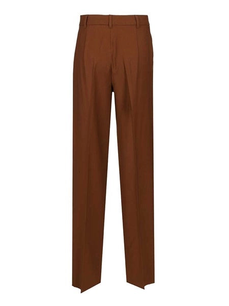 Pantalone fluido in lana