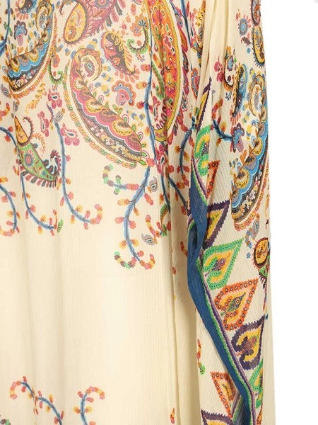 Caftano stampa paisley