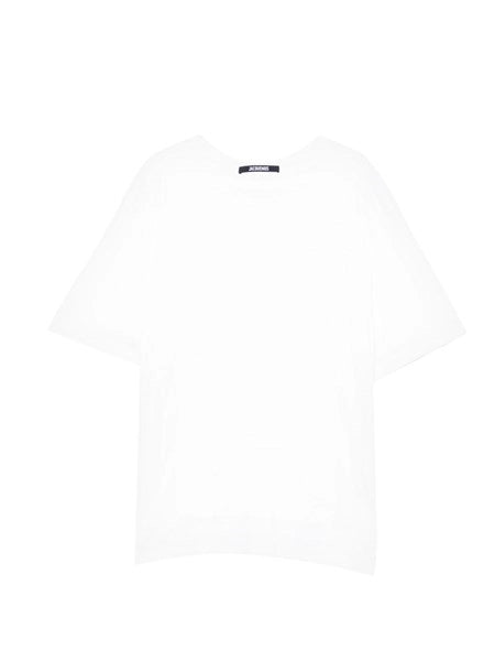 T-shirt in cotone e seta