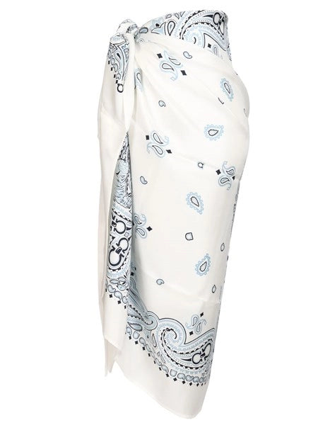 Sarong in seta stampa Arabesque