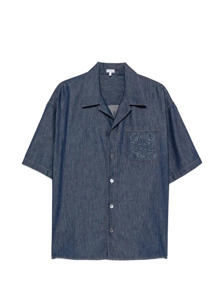 Camicia a maniche corte in cotone