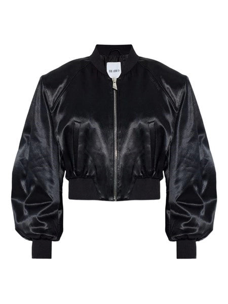 Bomber in satin