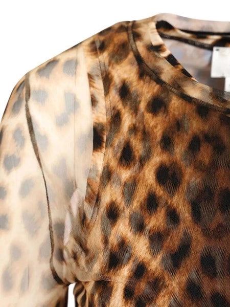 Abito aderente animalier