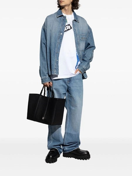 Jeans dritti in denim de-Nîmes
