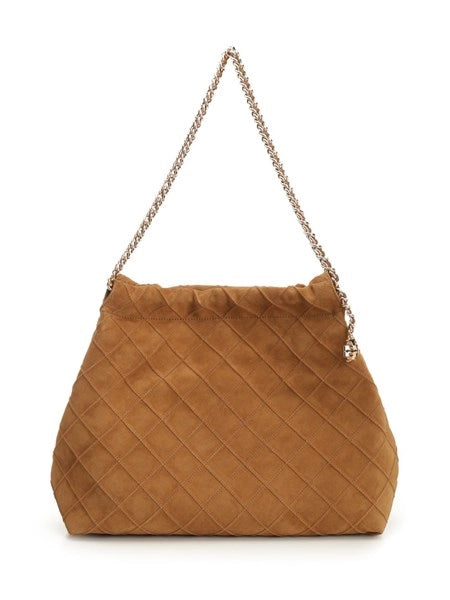 Borsa hobo Fleming in suede