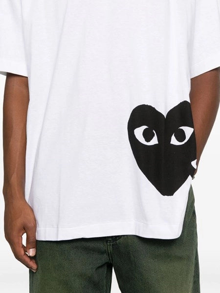 T-shirt oversized black heart