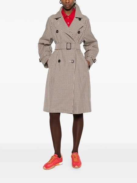 Trench in twill antigoccia