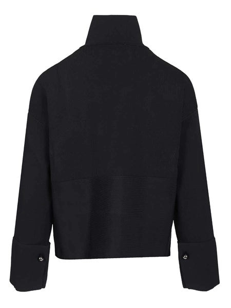 Cardigan in crêpe