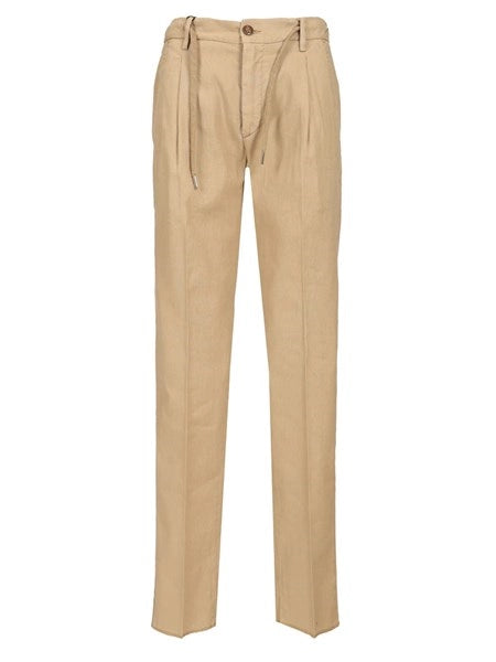 Pantalone in lino con coulisse