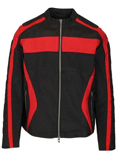 Giacca biker in nylon