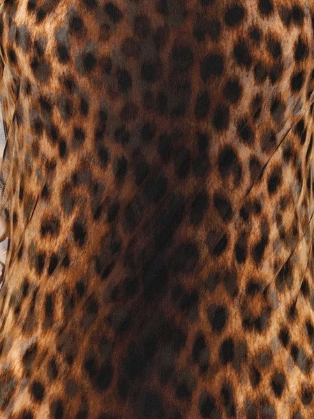 Abito aderente animalier