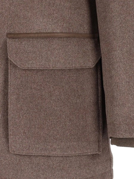 Caban in lana e cashmere