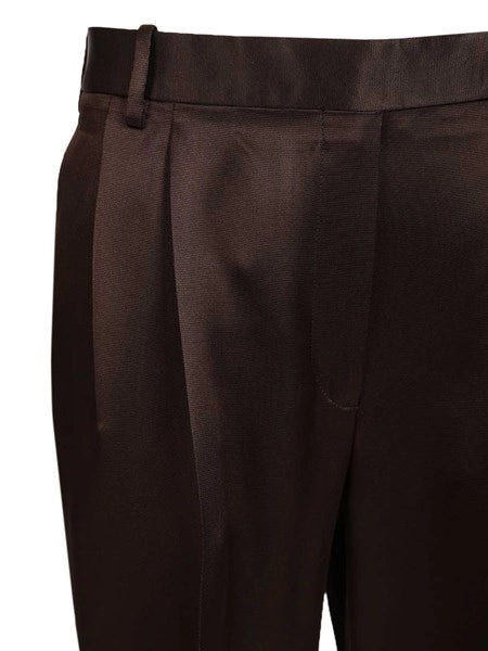Pantaloni sartoriali in seta