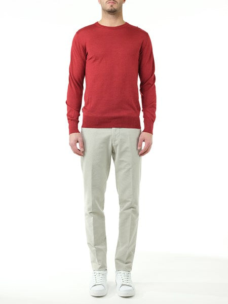 Maglia girocollo rossa