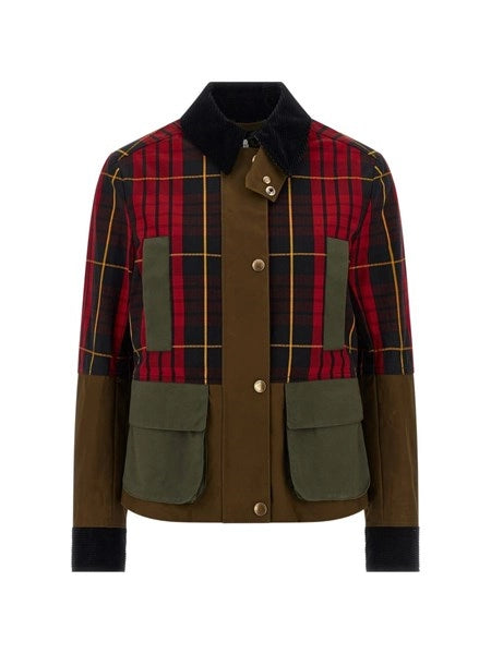 Giacca in ripstop tartan