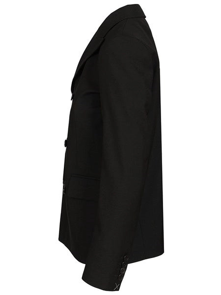 giacca sartoriale in gabardine di lana