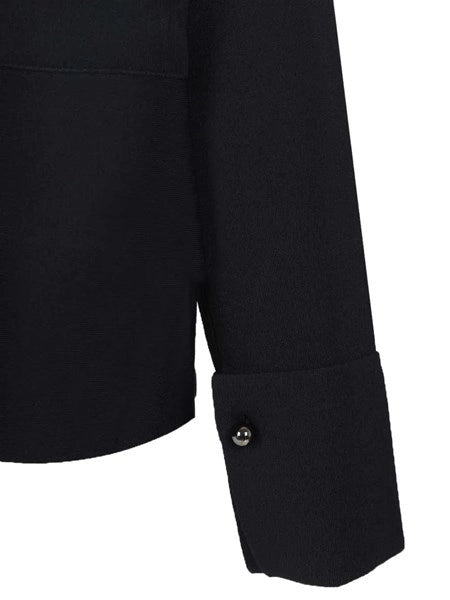 Cardigan in crêpe
