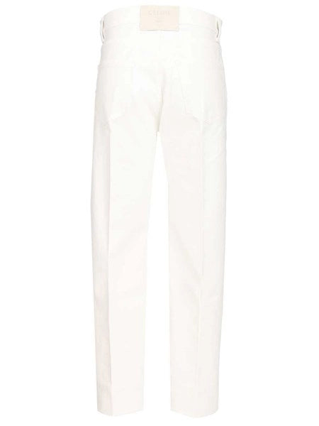 Jeans boyfriend in twill di cotone