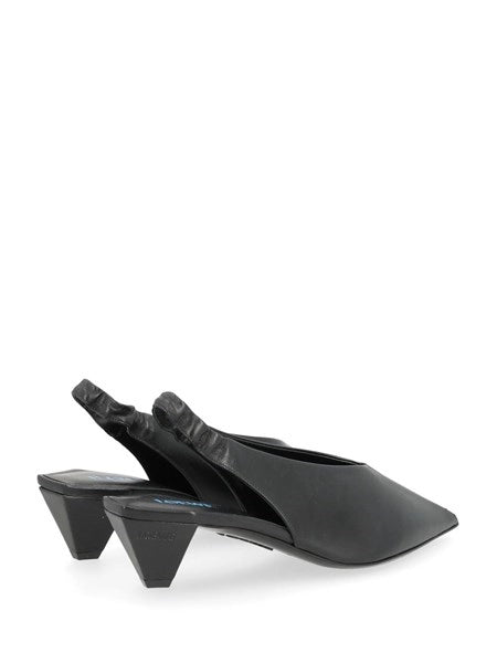 Slingback Origami Cubic in pelle di agnello