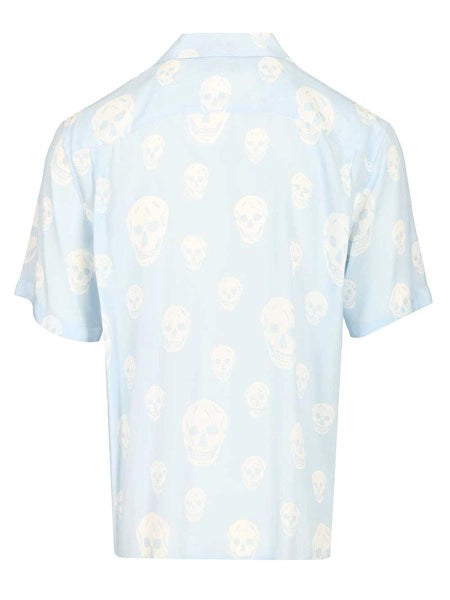 Camicia in crepe de chine stampata