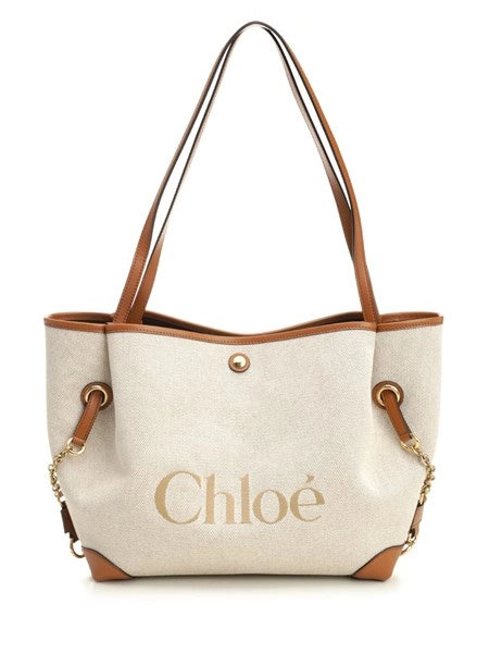 Borsa Chloé Clover in tela