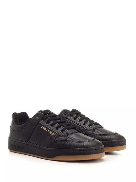 Sneakers basse SL/61 in pelle traforata