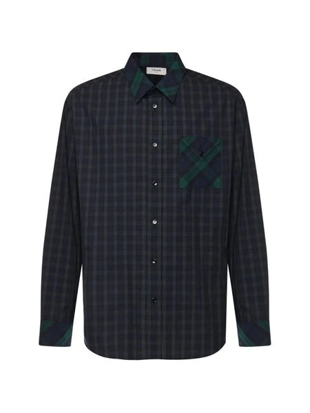 Camicia in cotone a quadri
