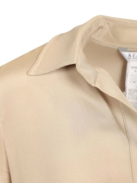 Abito polo in crêpe de Chine di seta