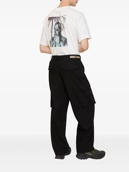 Pantaloni cargo in cotone