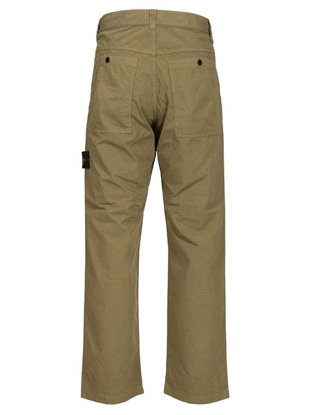 Pantalone chino in ripstop di cotone biologico