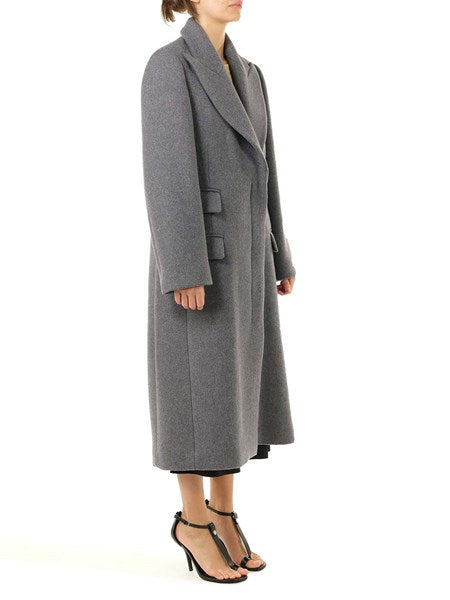 Cappotto lungo lana e cashmere